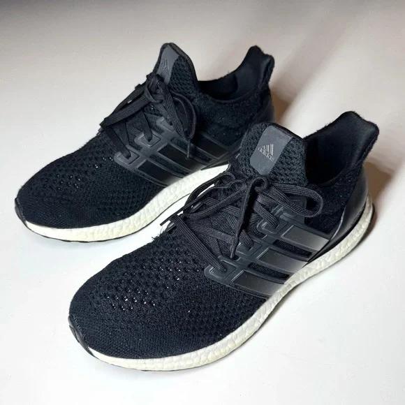 Adidas Men’sUltraBoost DNA Running Shoes Black / White Size- 8.5